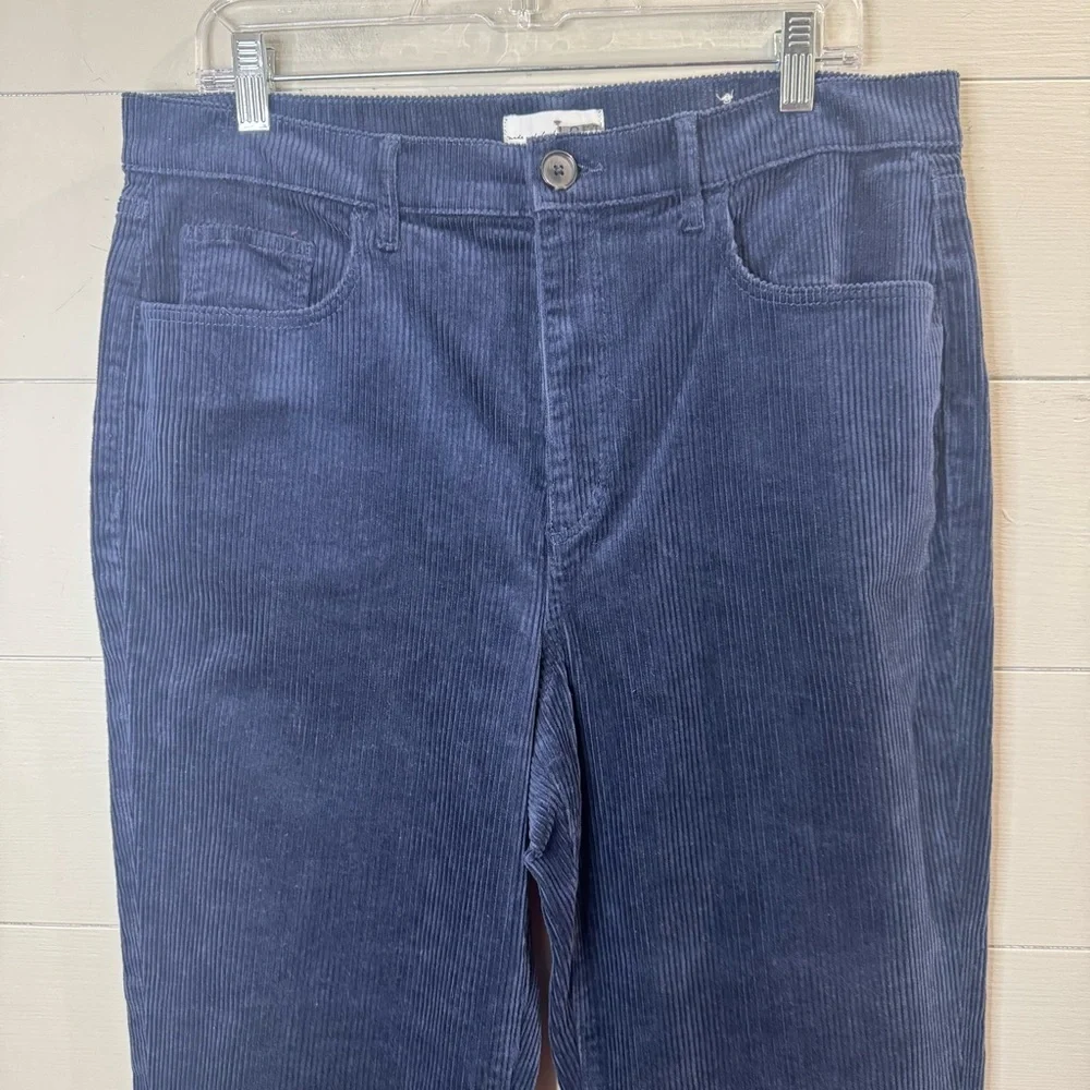 Loft NWOT Straight Corduroy Pants in Deep Space Blue Size 31 / 12